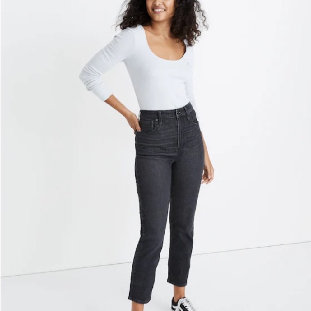 Madewell The Curvy Perfect Vintage Jean Women’s 27 Sumner Wash High Rise Cropped